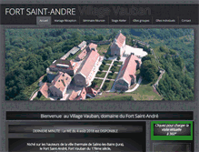 Tablet Screenshot of fort-st-andre.com